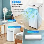 Giantex Climatiseur Portable 4 en 1- 7000BTU Blanc – Image 3