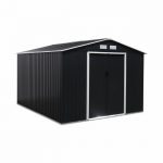 Abri de jardin en métal - FLANDRE 8.84m² gris anthracite – Image 2