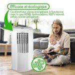 NAEBA - Climatiseur mobile ultra silencieux - Wifi - 3.5kW – Image 3