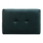 Pouf en velours vert bleuté - Nolan – Image 9